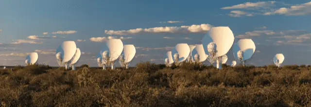 The meerkat radio telescope array in south africa