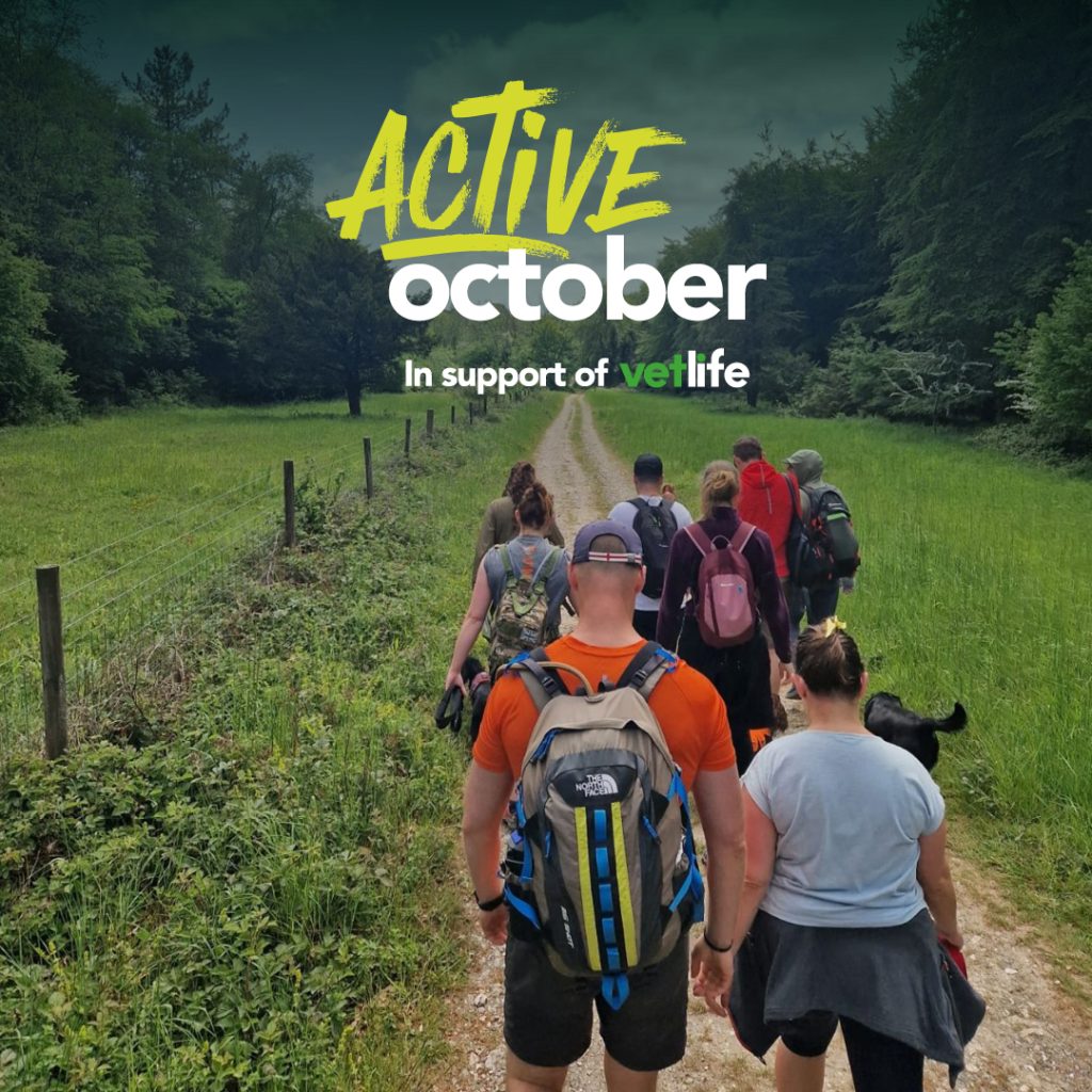 Vetlife Active October Instagram 1080x1080px6 1024x1024 1 | 387 Vets fundraising for great cause | Looking after our wellbeing and mental health remains a hot topic in the veterinary world as the industry continues to experience significantly higher levels of suicide and depression than the general population. | Wellcare World | Awareness, cat, depression, dog, dogs, exercise, health, Love, mental health, suicide, Support