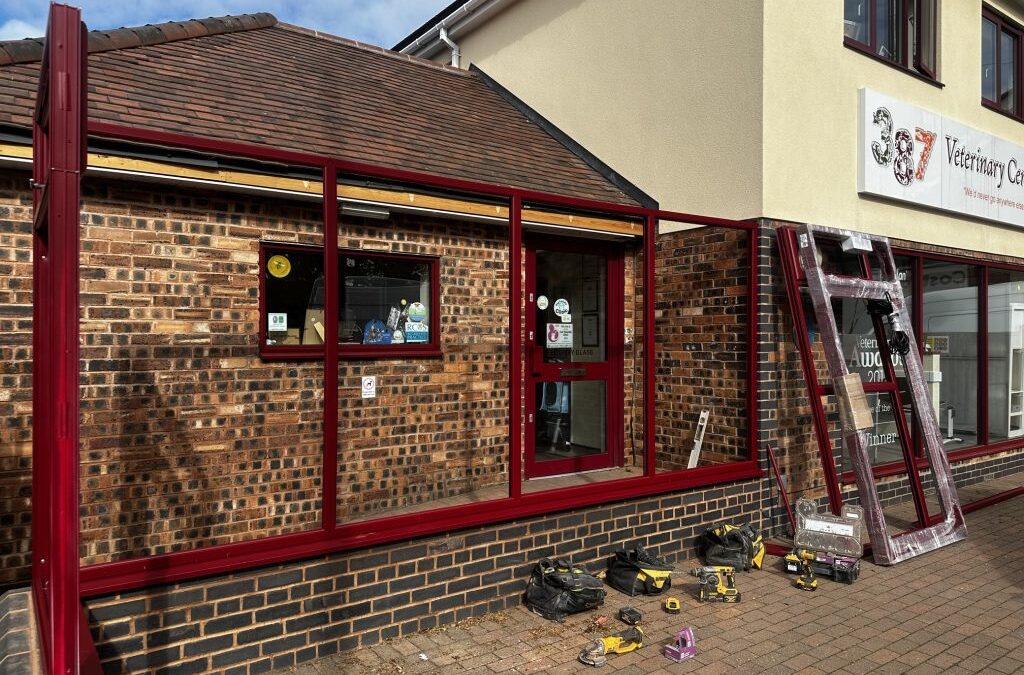 New porch under construction!